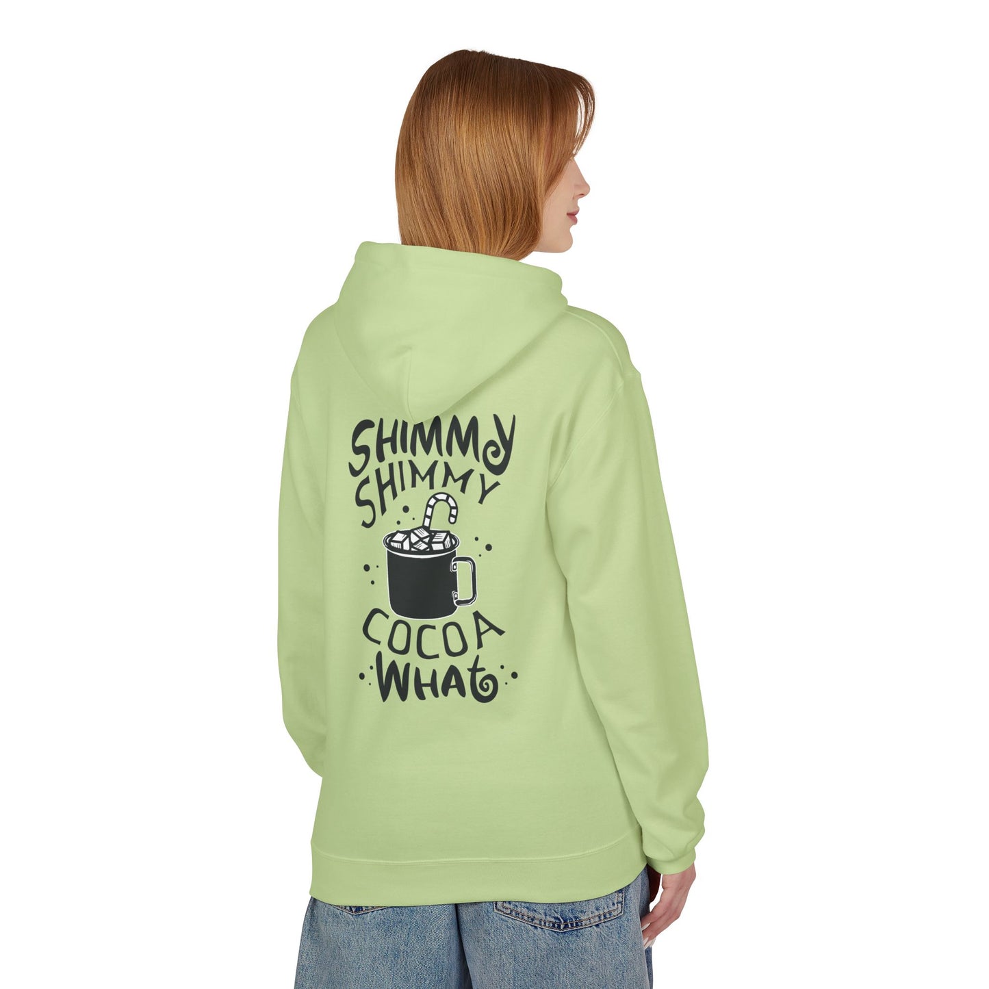 Shimmy Shimmy Cocoa What Hoodie – Cozy Hot Chocolate Graphic Hoodie