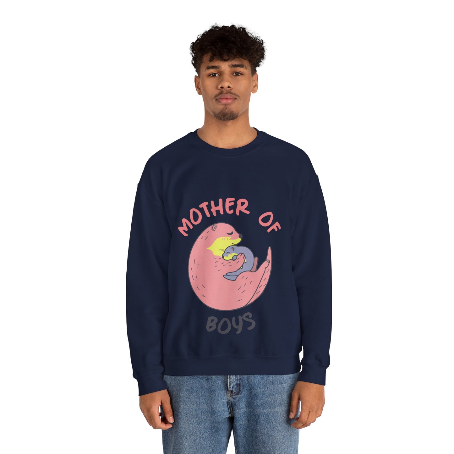 Mother of Boys Sweatshirt - Unisex Heavy Blend