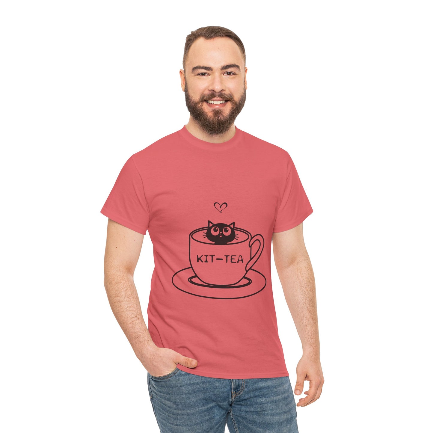 Kit-Tea Cat Tee — Cute Cat in a Teacup Graphic T-Shirt