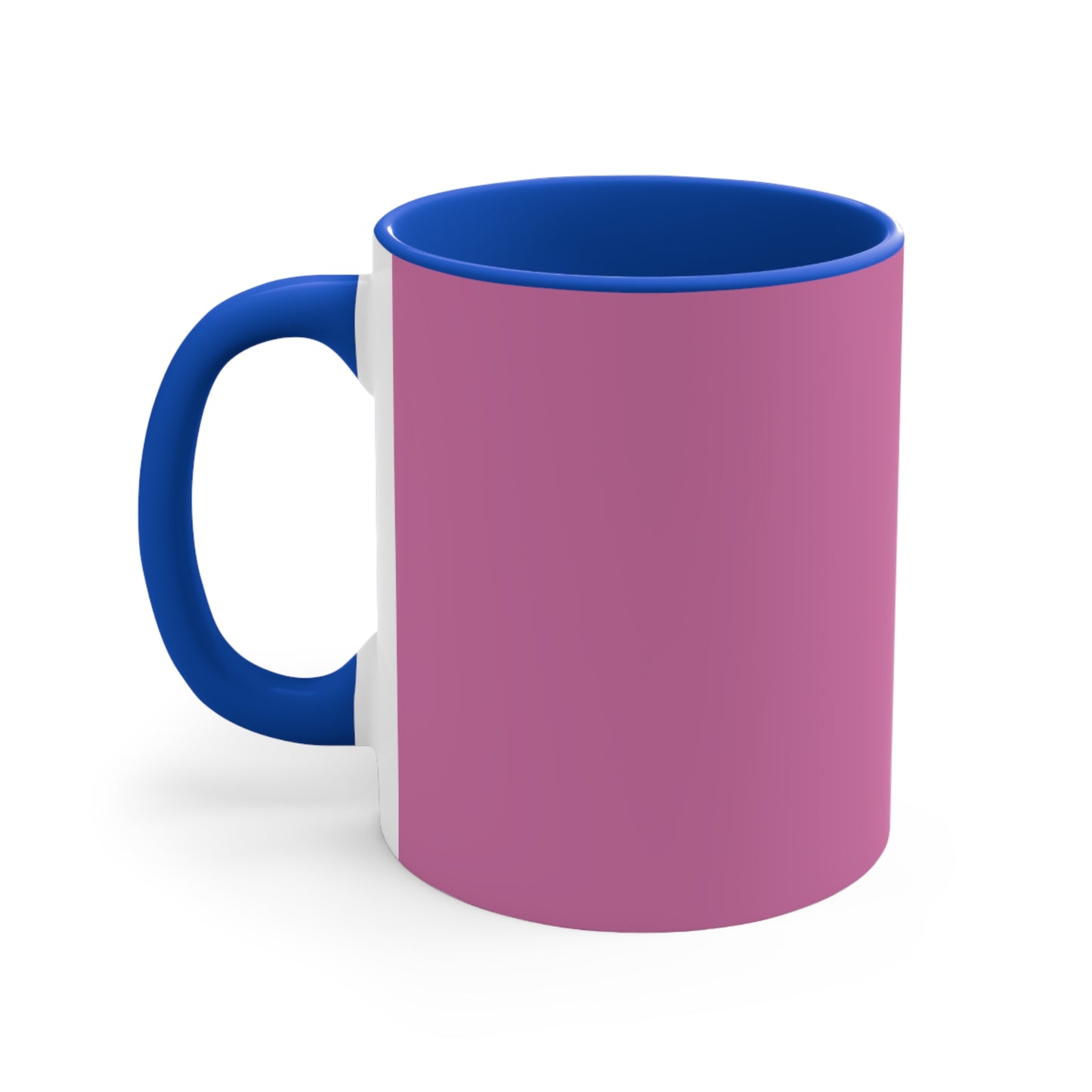Dream Big Pink Accent Mug — Inspirational 11oz Coffee Cup