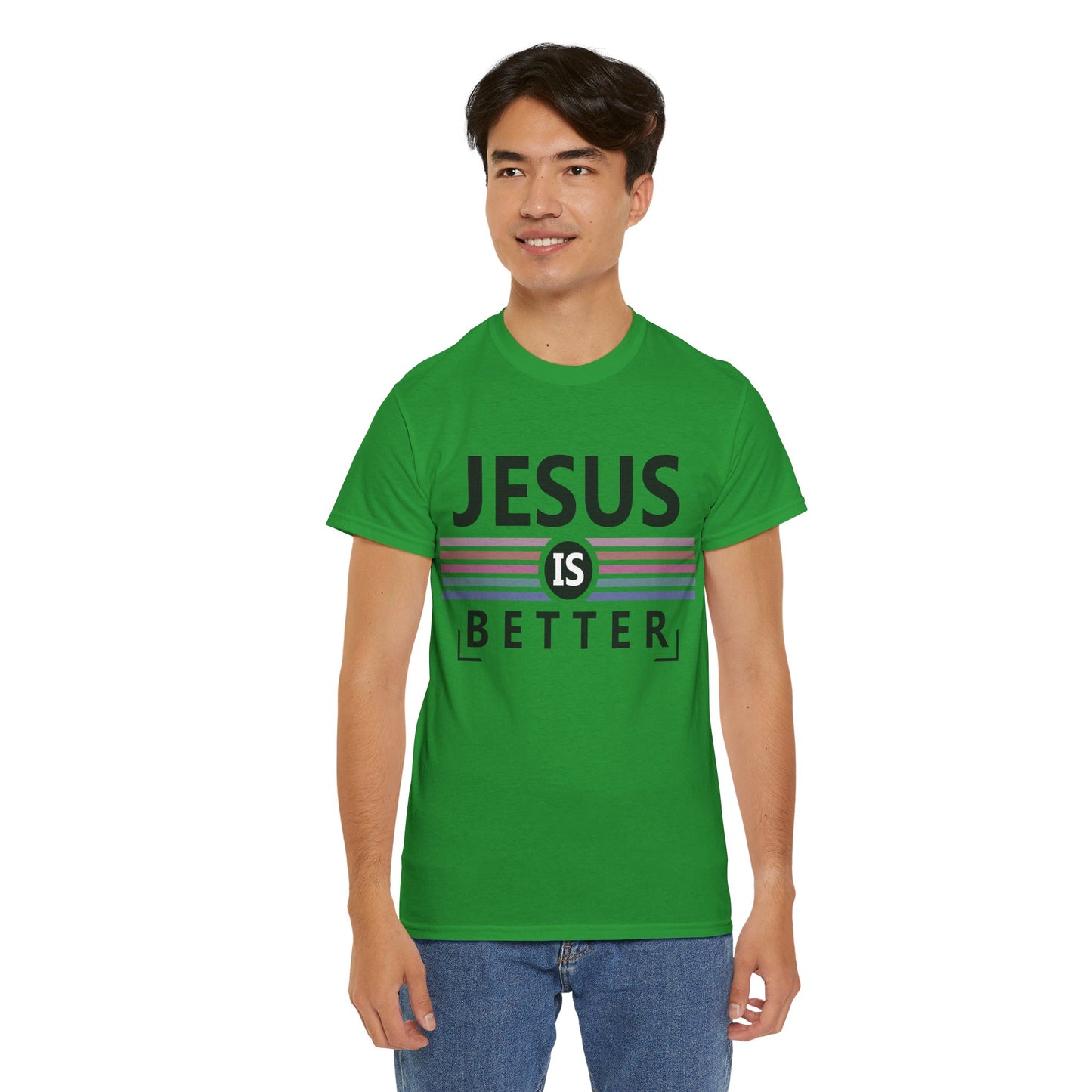 Jesus Is Better Unisex Heavy Cotton Tee - Faith-Based Apparel
