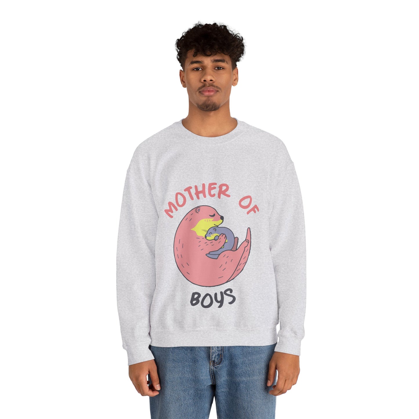 Mother of Boys Sweatshirt - Unisex Heavy Blend