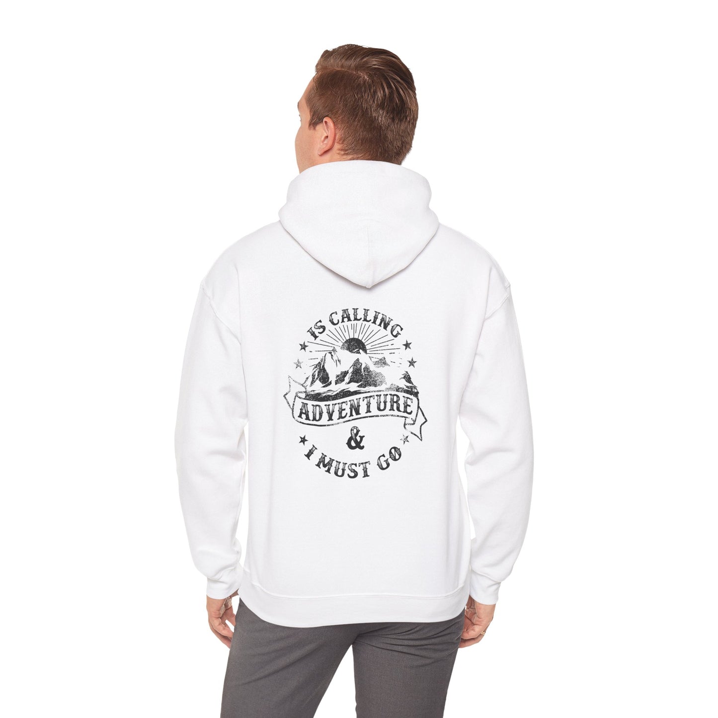 Adventure Awaits Unisex Hooded Sweatshirt for Outdoor Lovers