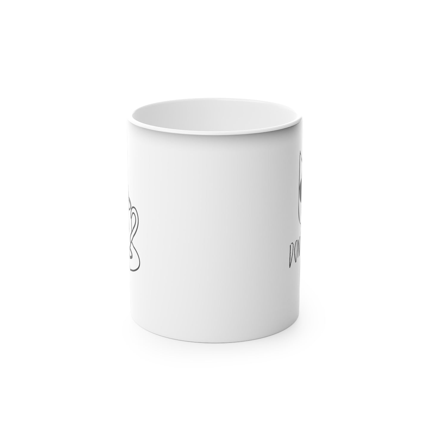 Magic Mug — Cute Witch Cat Coffee Mug with ‘Witchess’ Illustration (Novelty Spellcaster Gift)