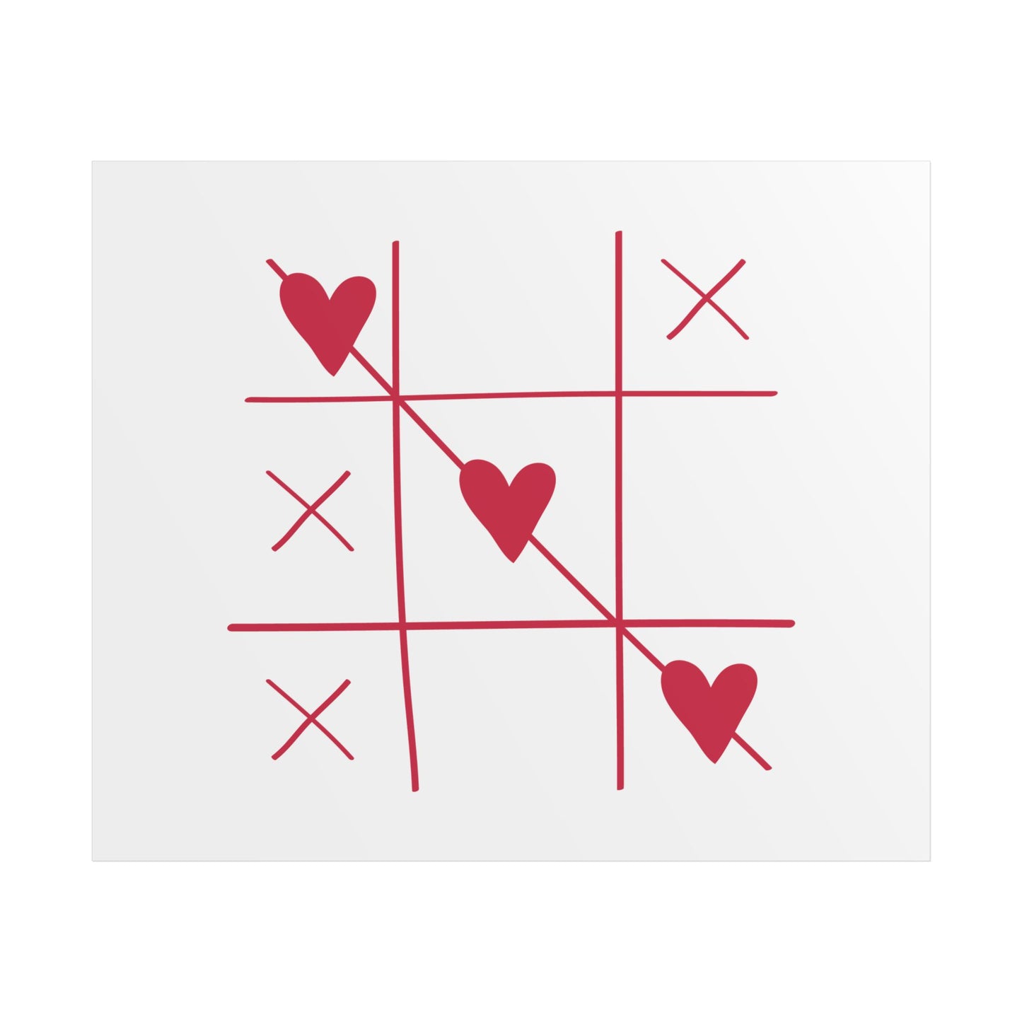 Love Tic-Tac-Toe Poster