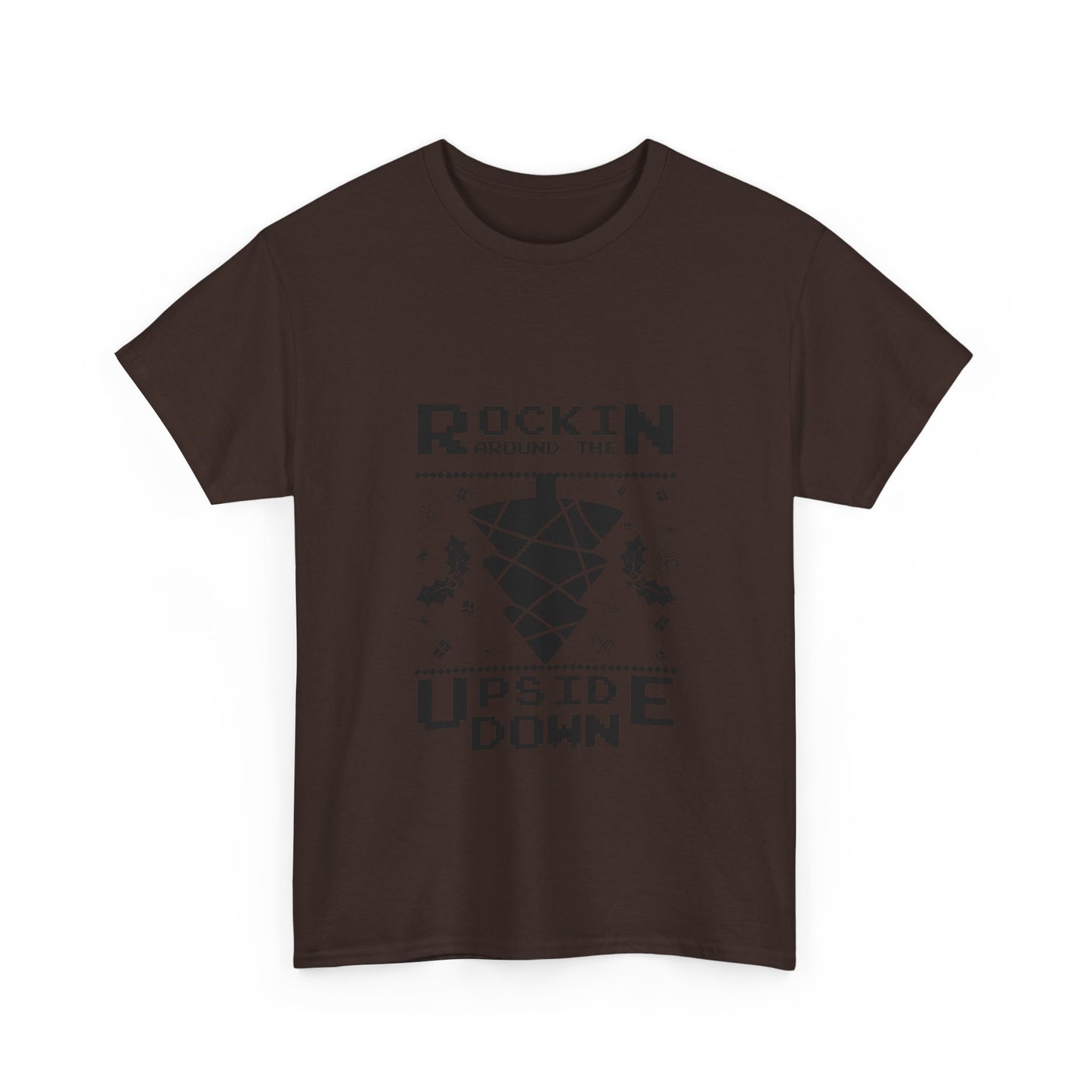 T-Shirt — "Rockin’ Around the Upside Down" Stranger Things Inspired Graphic Tee