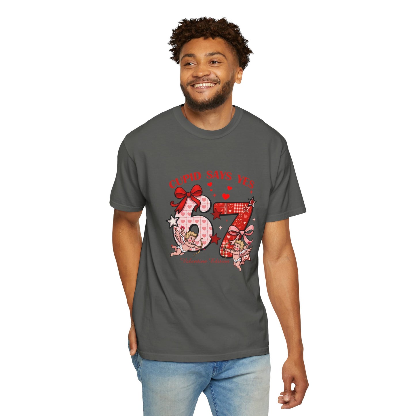 Valentine’s Cupid Says Yes 67 T-Shirt