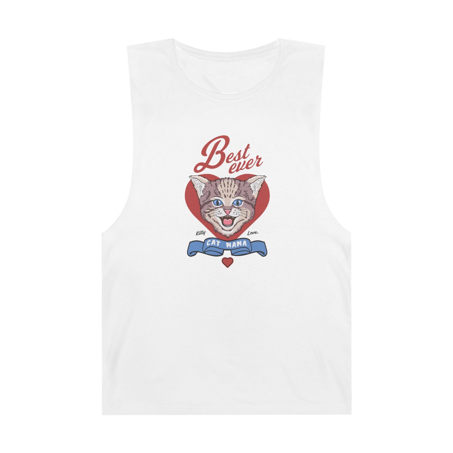 Unisex Cat Lover Tank Top - Best Ever Cat Mama, Pet Lover Apparel