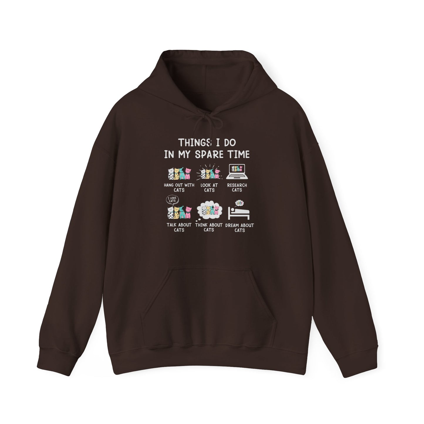 Kit-Tea Cat Hoodie — Cute Cat in Teacup Graphic Sweatshirt