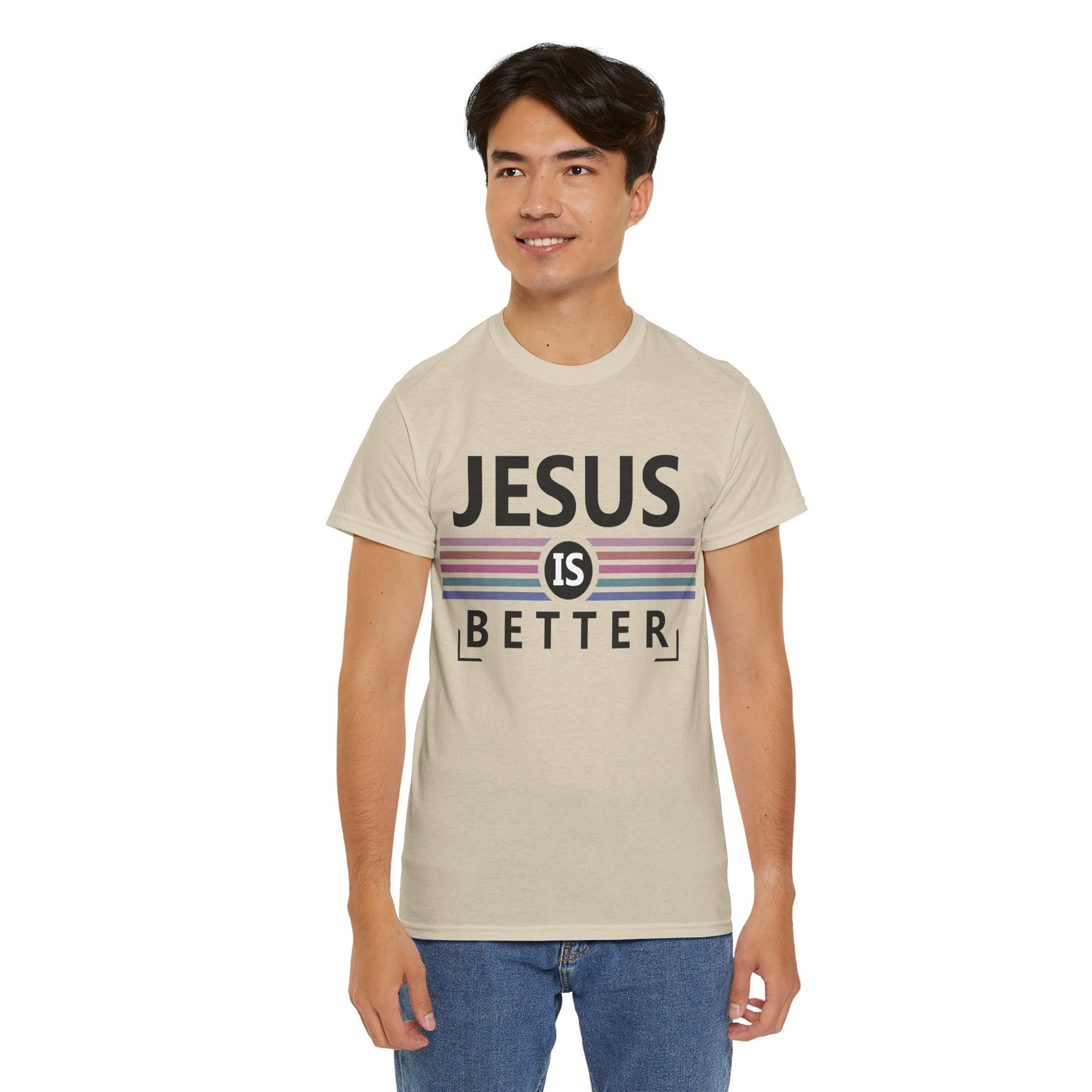 Jesus Is Better Unisex Heavy Cotton Tee - Faith-Based Apparel