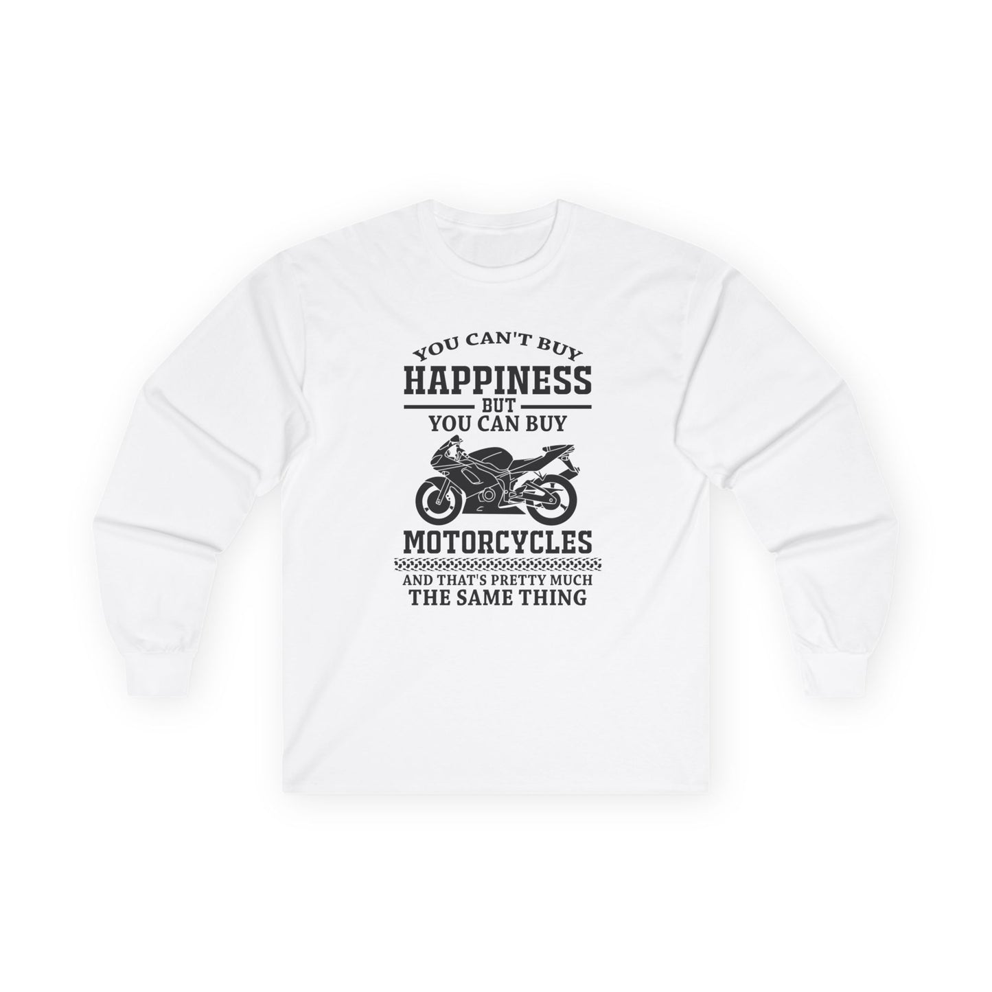 Motorcycle Enthusiast Long Sleeve Tee - Perfect Gift for Bikers