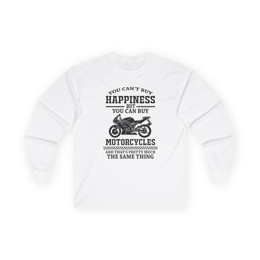 Motorcycle Enthusiast Long Sleeve Tee - Perfect Gift for Bikers