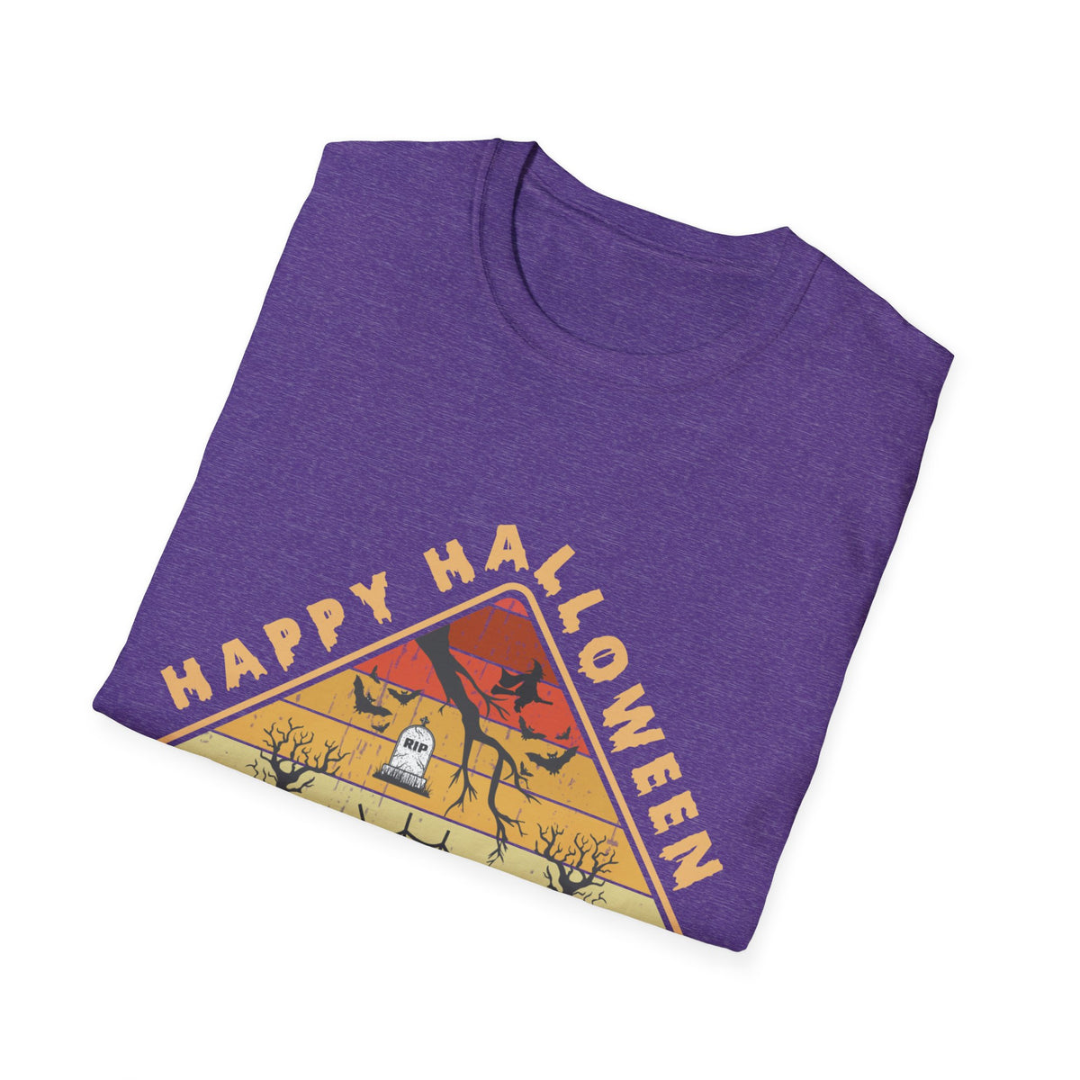 Unisex Halloween Tee - Happy Halloween Midnight Party T-Shirt