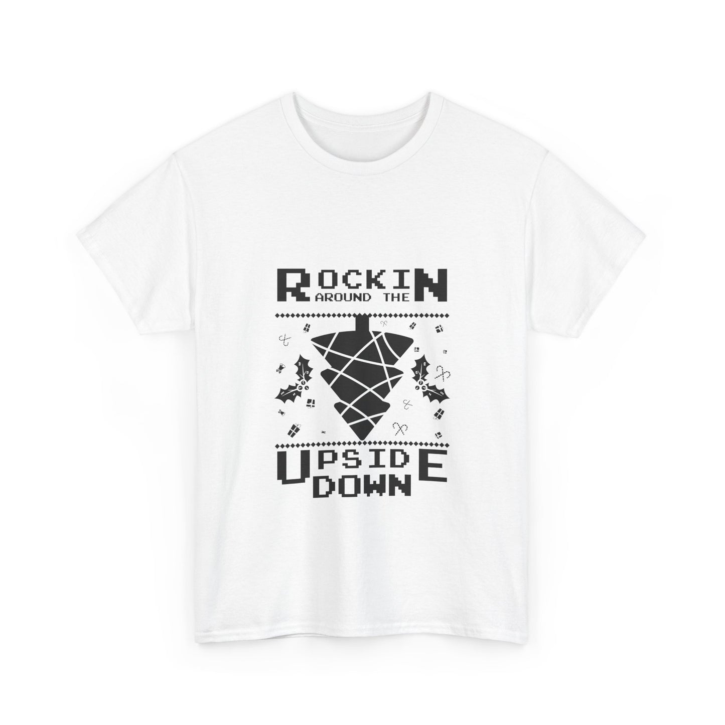 T-Shirt — "Rockin’ Around the Upside Down" Stranger Things Inspired Graphic Tee