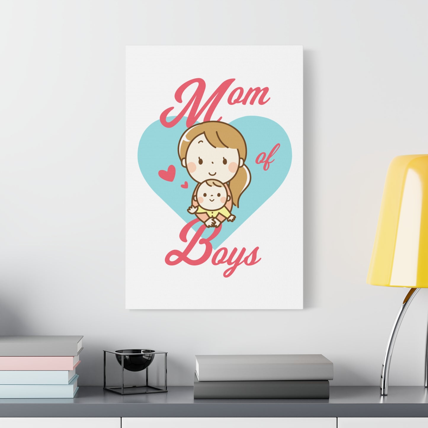 Mom of Boys Wall Art - Cute Nursery Decor