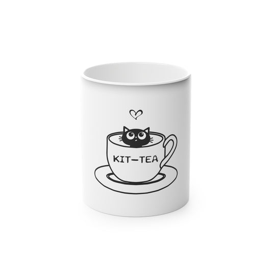 Whimsical Cat Lover's Magic Mug - Perfect Gift for Tea Enthusiasts