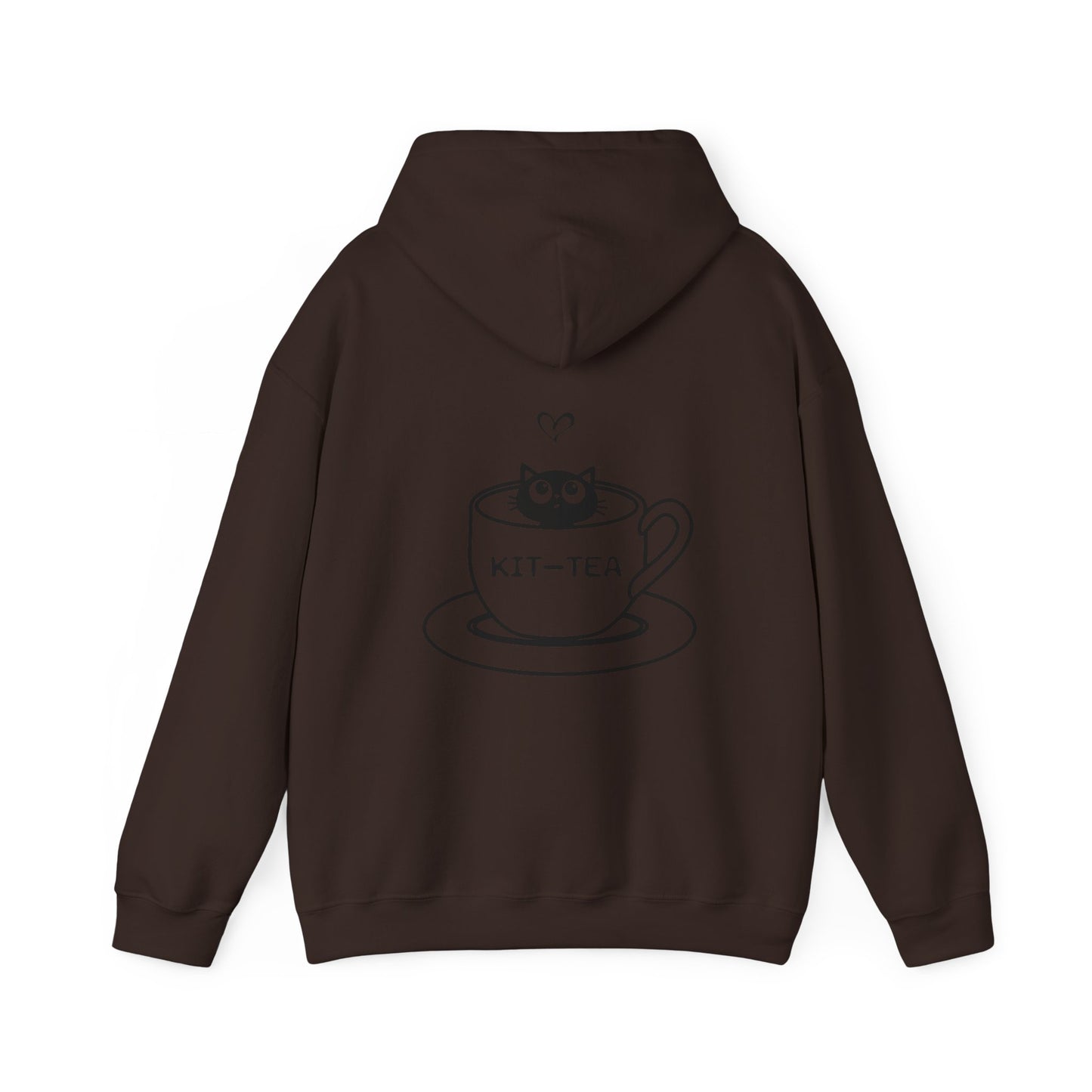 Kit-Tea Cat Hoodie — Cute Cat in Teacup Graphic Sweatshirt