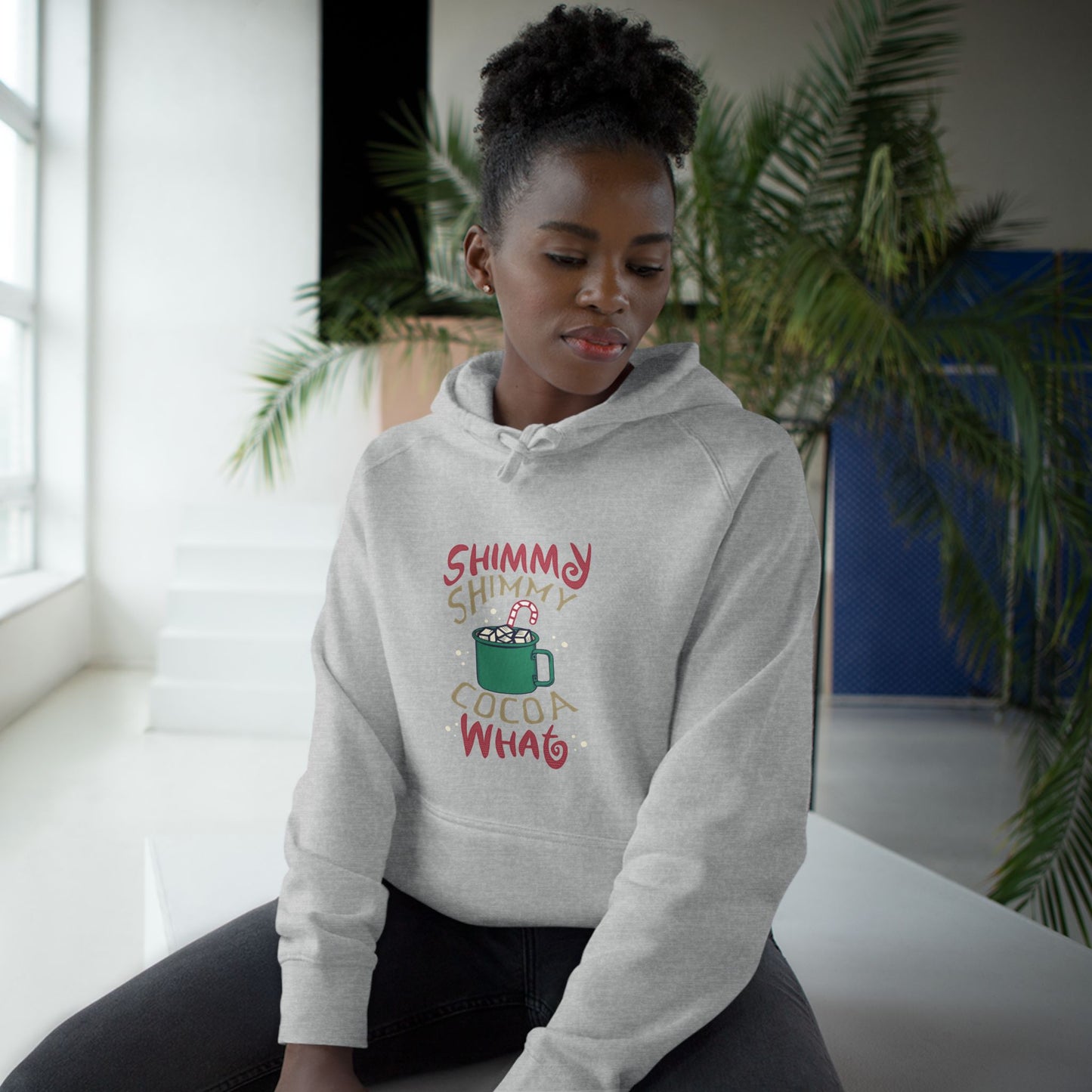 Christmas Cocoa Hoodie — "Shimmy Shimmy Cocoa Whack" Holiday Pullover