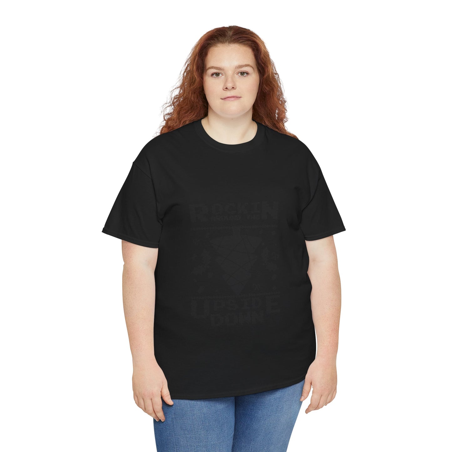 T-Shirt — "Rockin’ Around the Upside Down" Stranger Things Inspired Graphic Tee