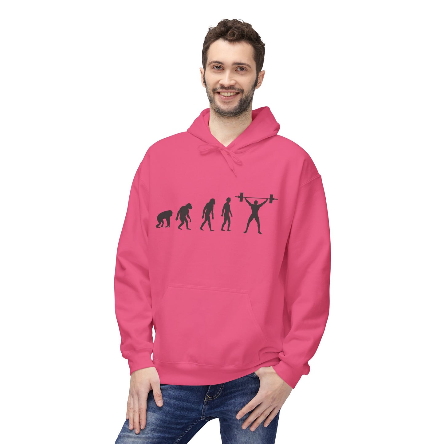 Weightlifting Evolution Hoodie — Fitness Evolution Graphic Pullover