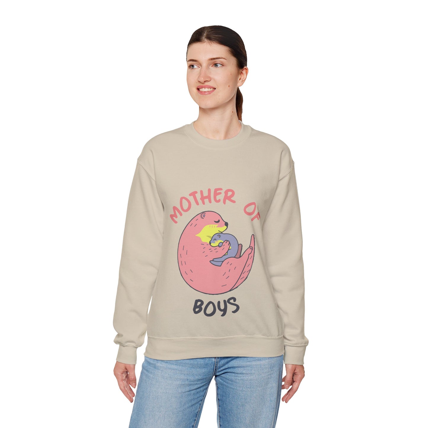 Mother of Boys Sweatshirt - Unisex Heavy Blend
