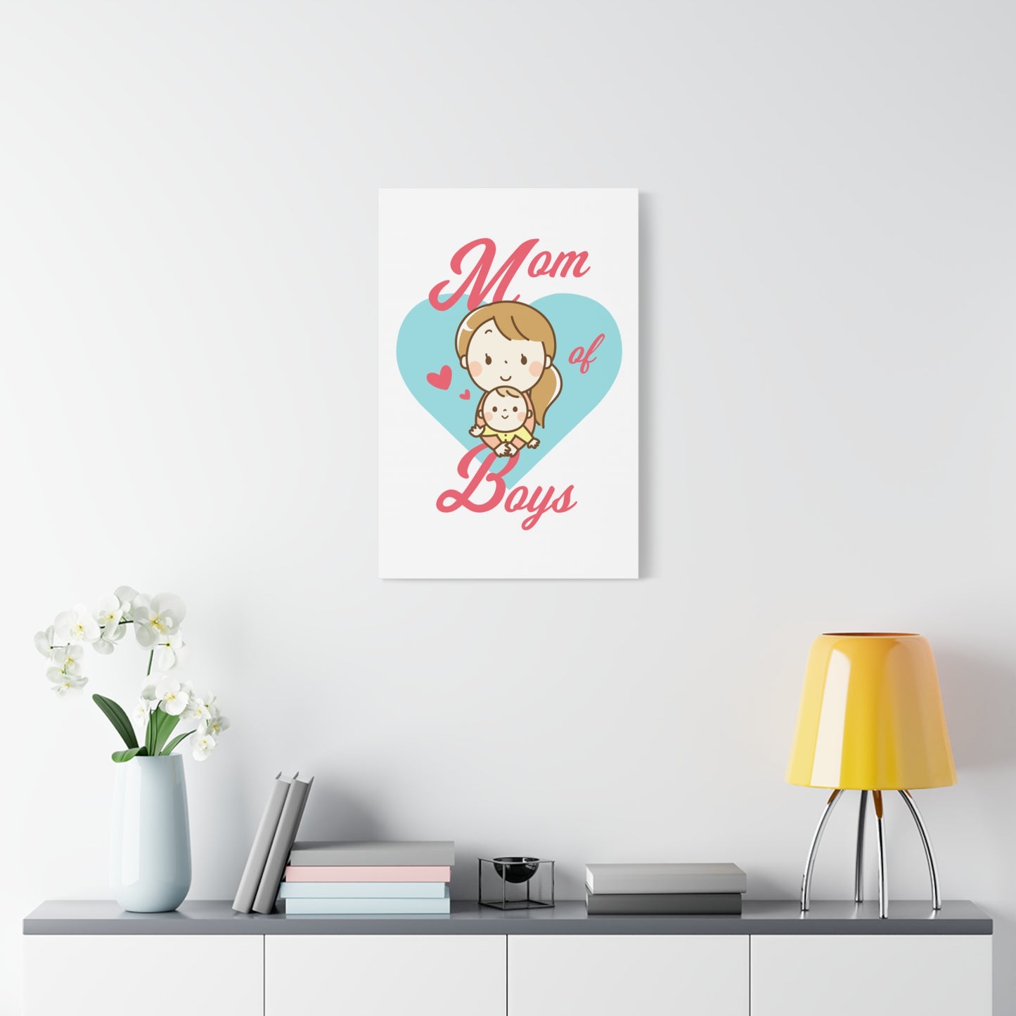 Mom of Boys Wall Art - Cute Nursery Decor