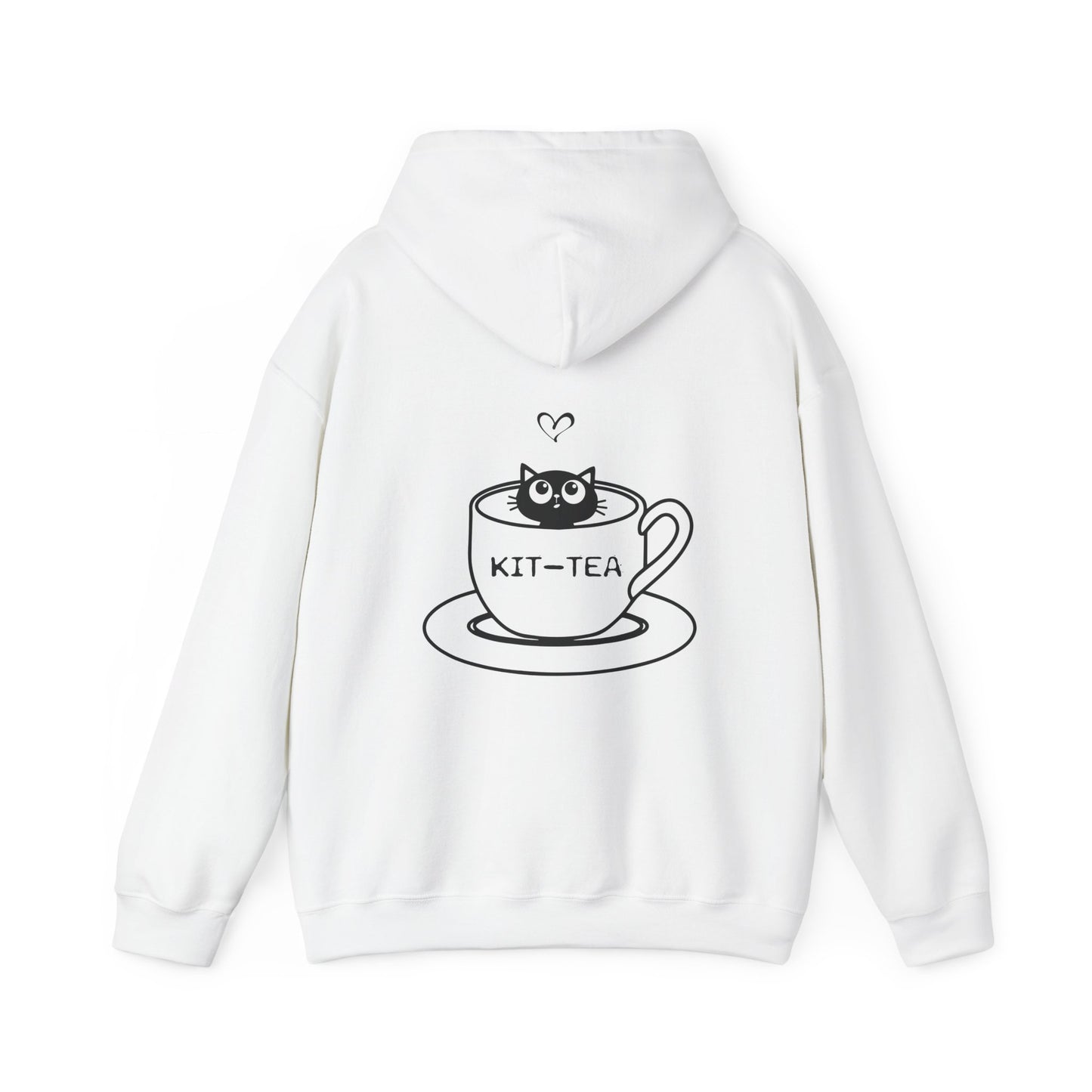 Kit-Tea Cat Hoodie — Cute Cat in Teacup Graphic Sweatshirt