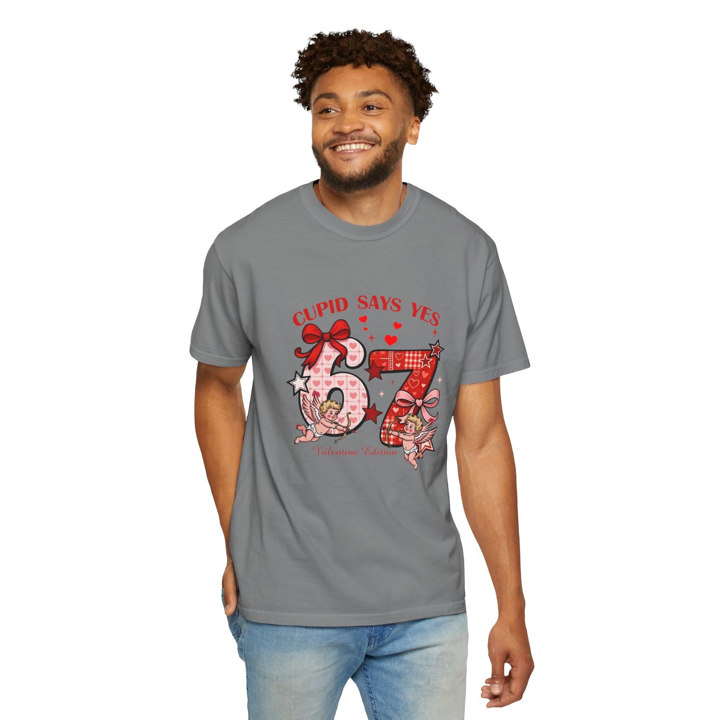 Valentine’s Cupid Says Yes 67 T-Shirt