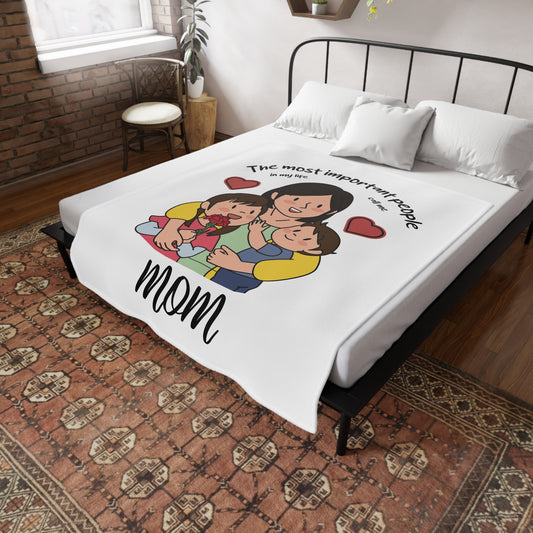Family Fleece Throw - Heartwarming Blanket
