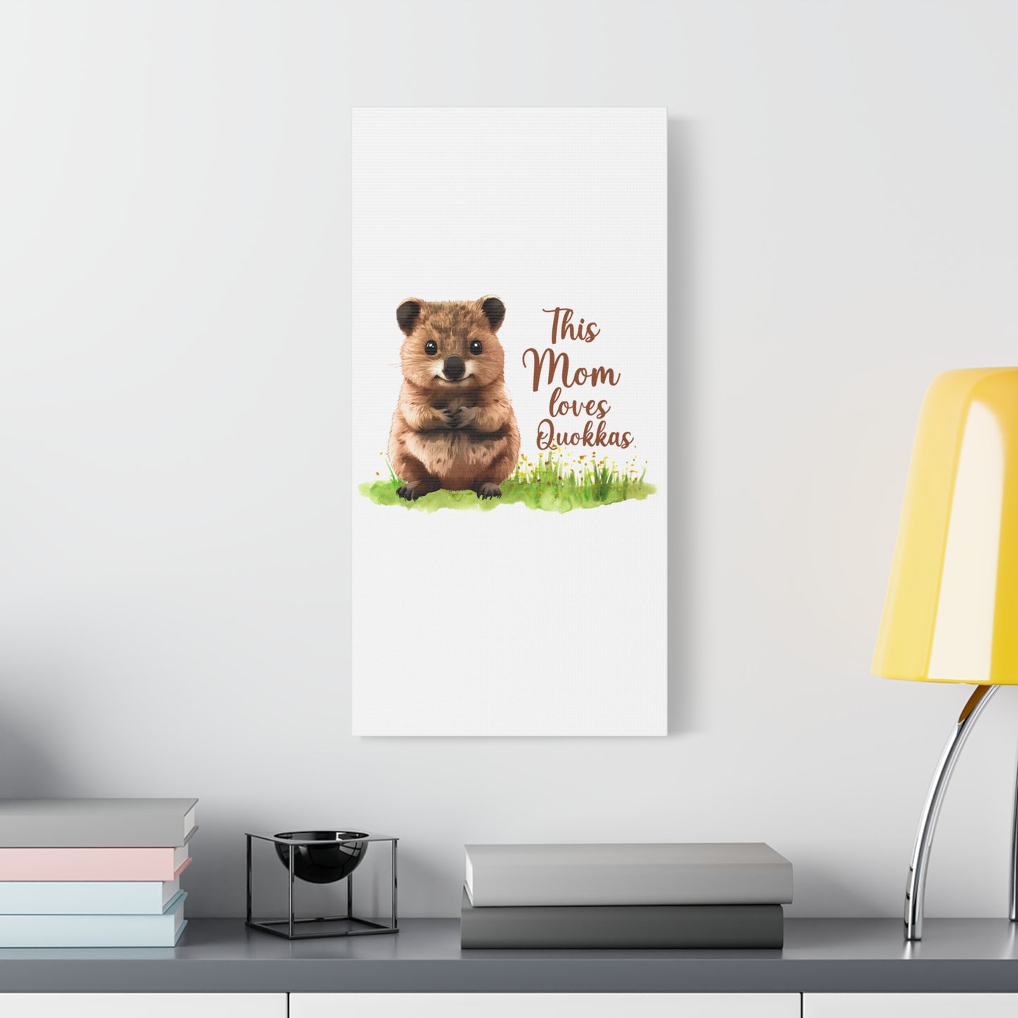 Quokka Canvas Art Print - Cute Animal Wall Decor