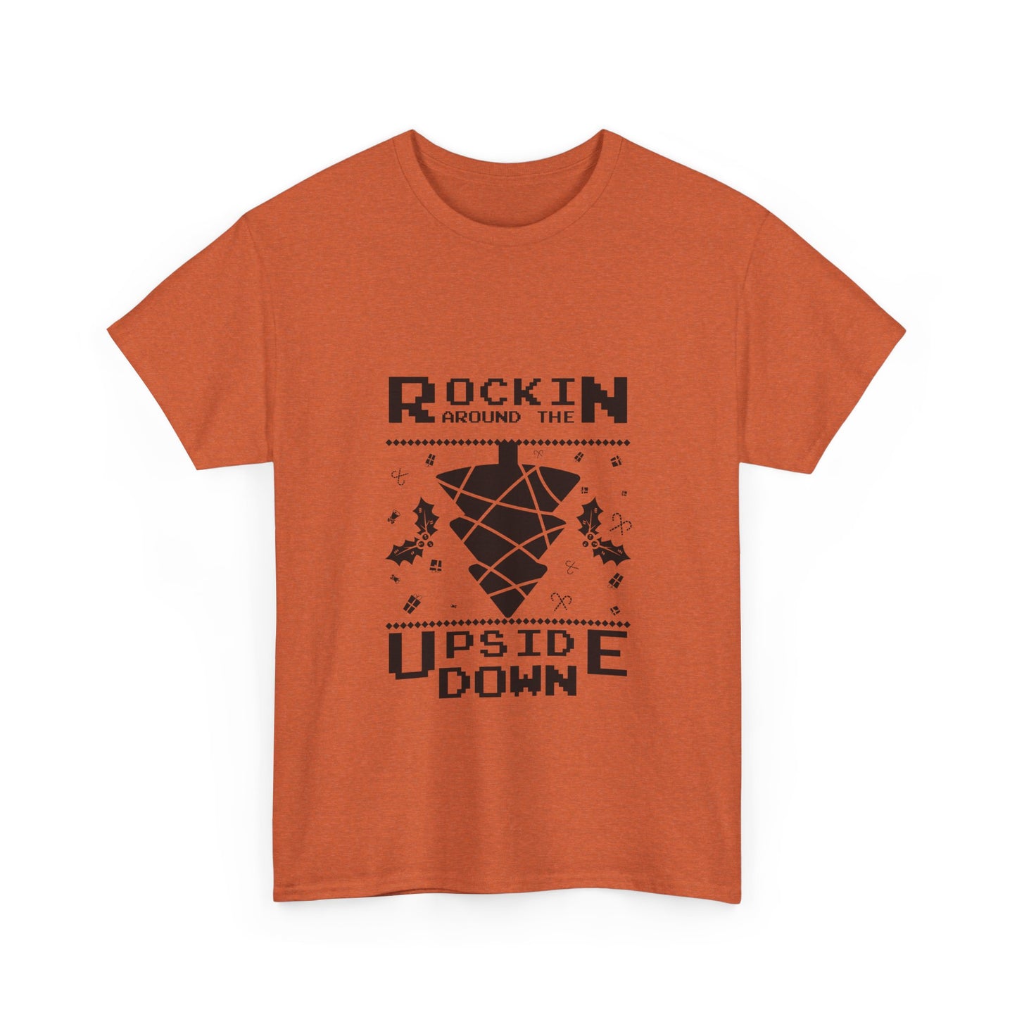 T-Shirt — "Rockin’ Around the Upside Down" Stranger Things Inspired Graphic Tee