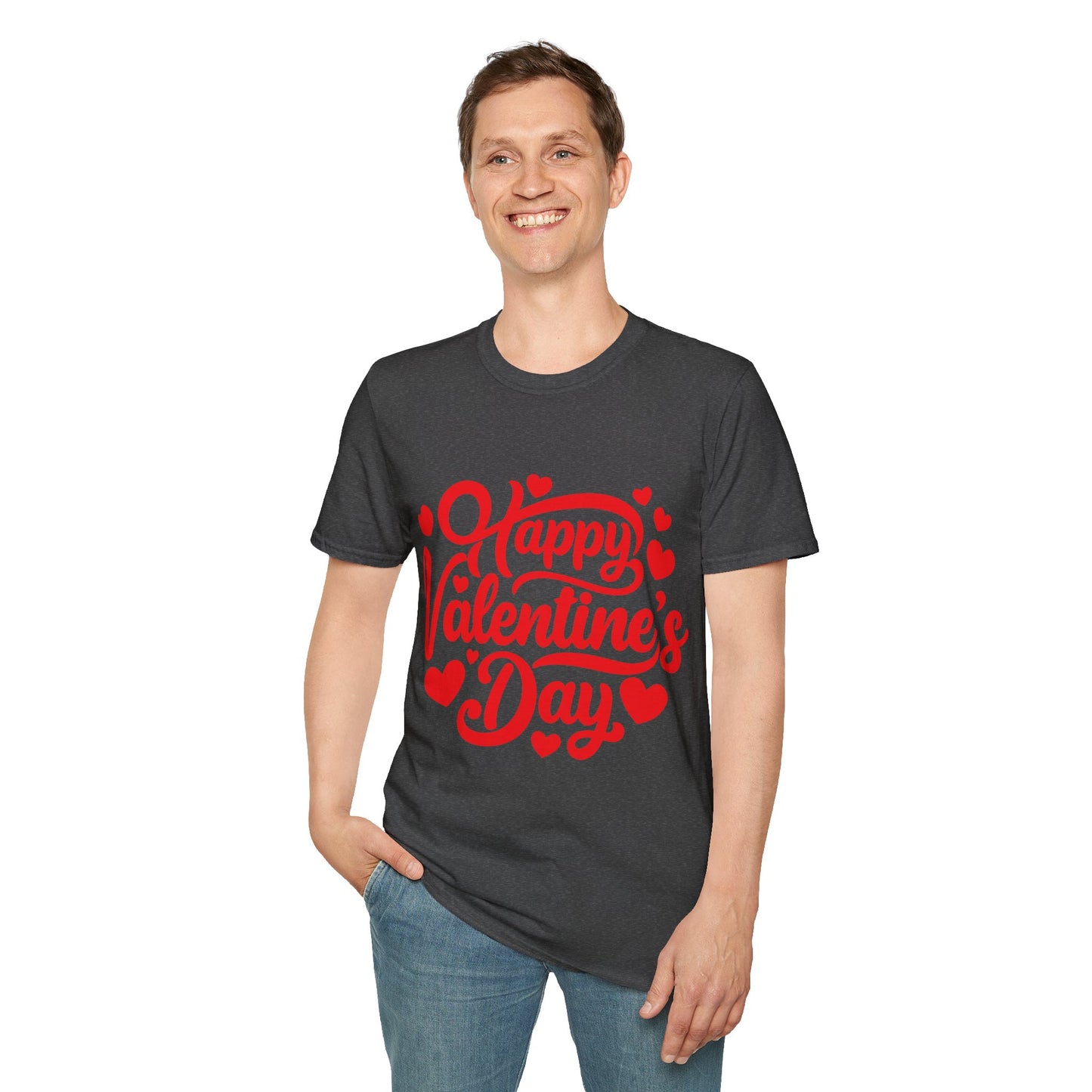 Unisex Softstyle T-Shirt - Happy Valentine's Day