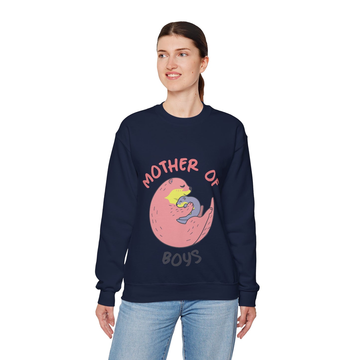 Mother of Boys Sweatshirt - Unisex Heavy Blend