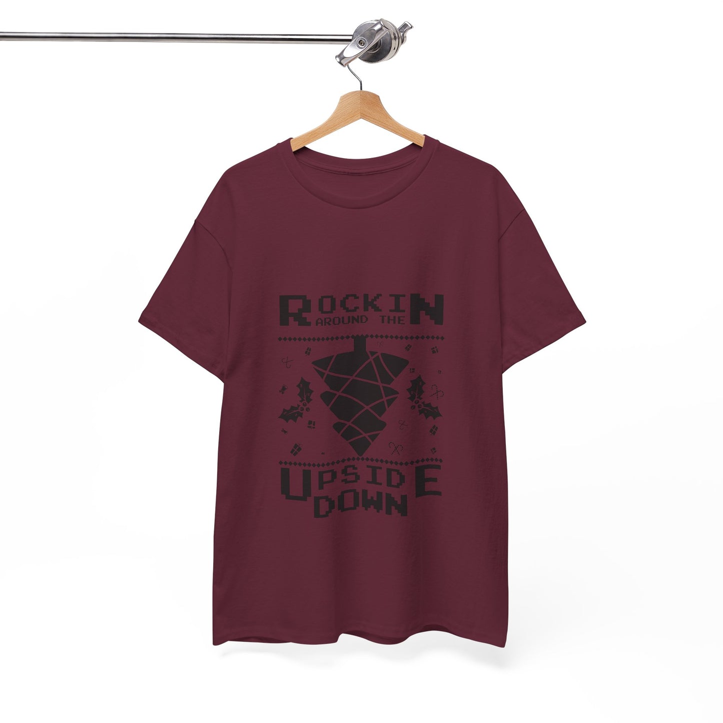 T-Shirt — "Rockin’ Around the Upside Down" Stranger Things Inspired Graphic Tee