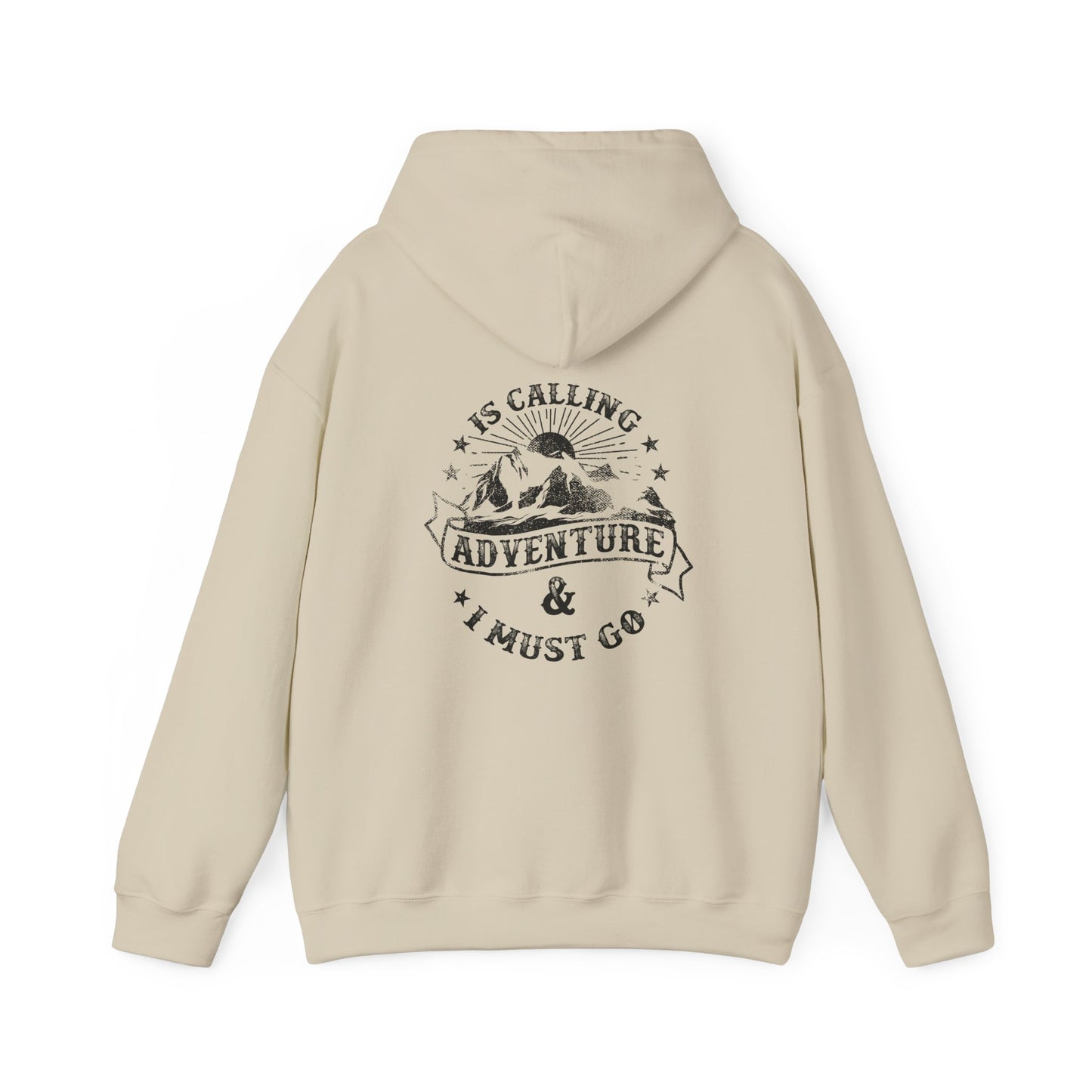 Adventure Awaits Unisex Hooded Sweatshirt for Outdoor Lovers