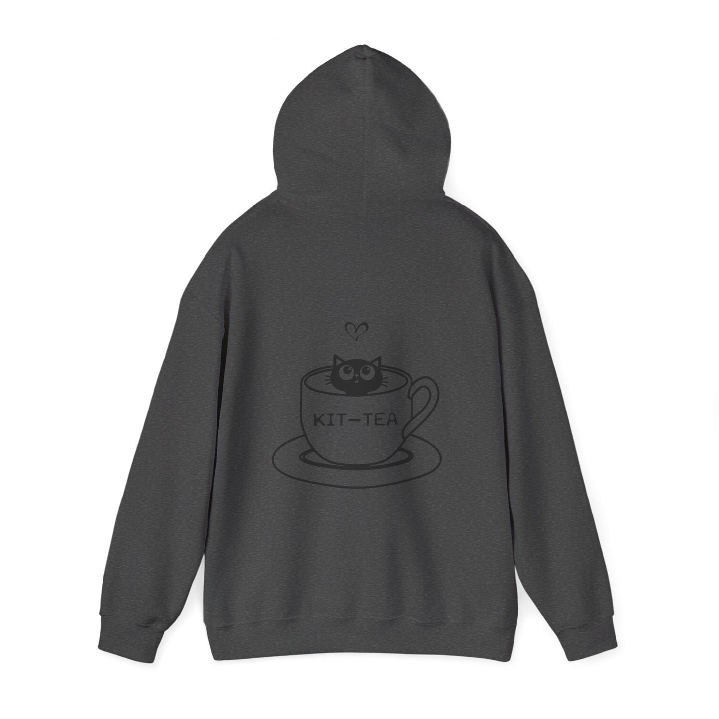 Kit-Tea Cat Hoodie — Cute Cat in Teacup Graphic Sweatshirt