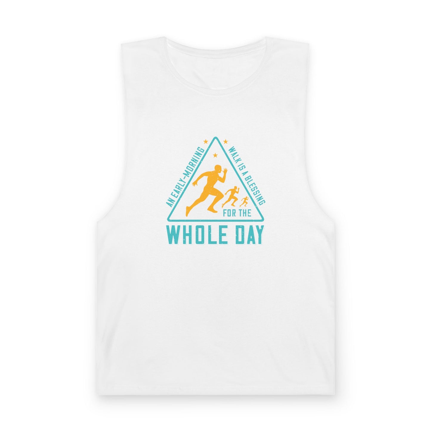 Running For The Whole Day Tank Top — Fitness Graphic Tank