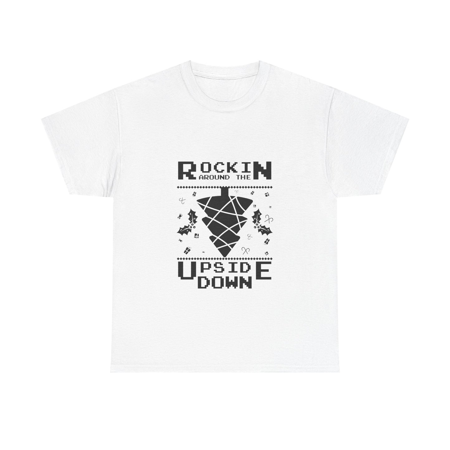 T-Shirt — "Rockin’ Around the Upside Down" Stranger Things Inspired Graphic Tee