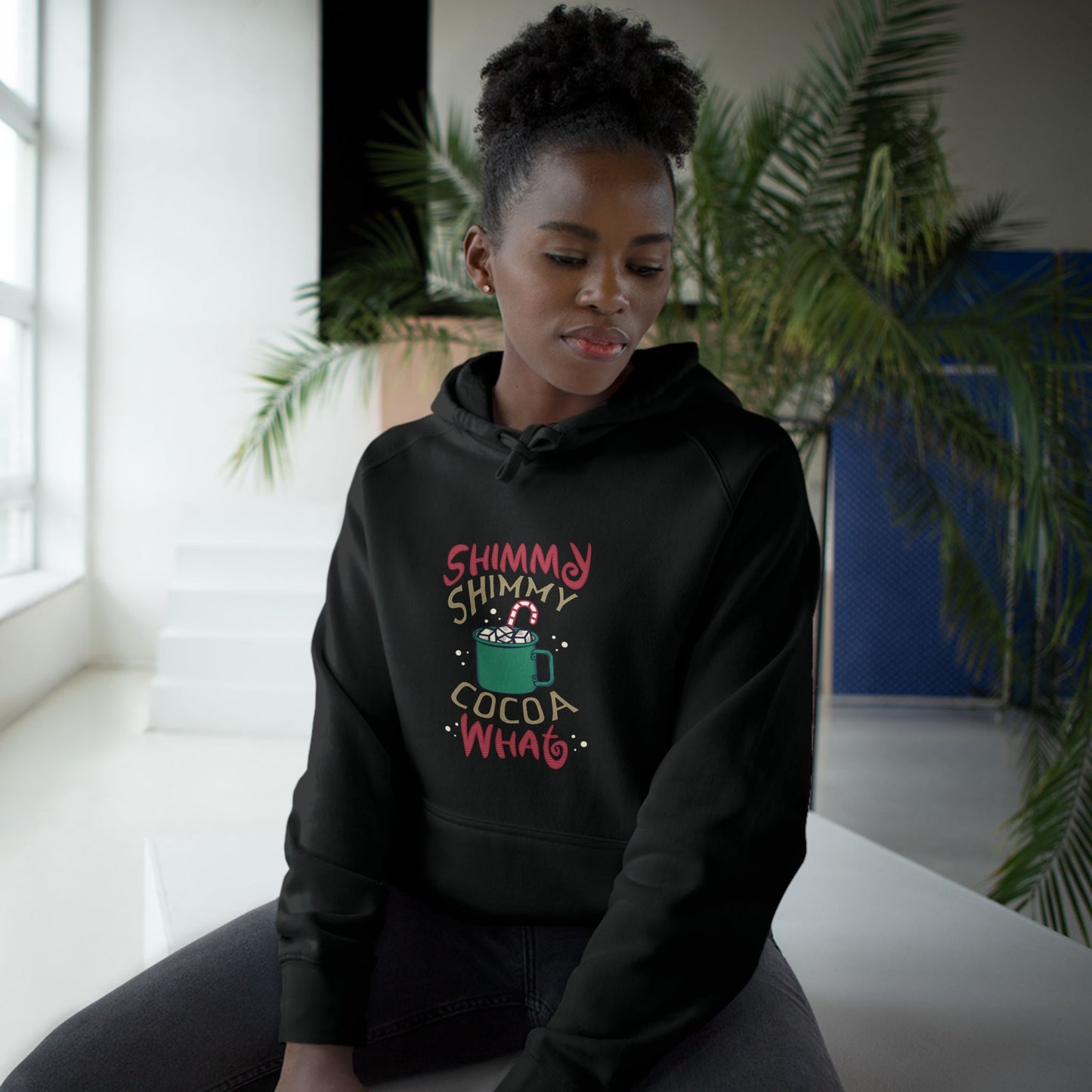 Christmas Cocoa Hoodie — "Shimmy Shimmy Cocoa Whack" Holiday Pullover