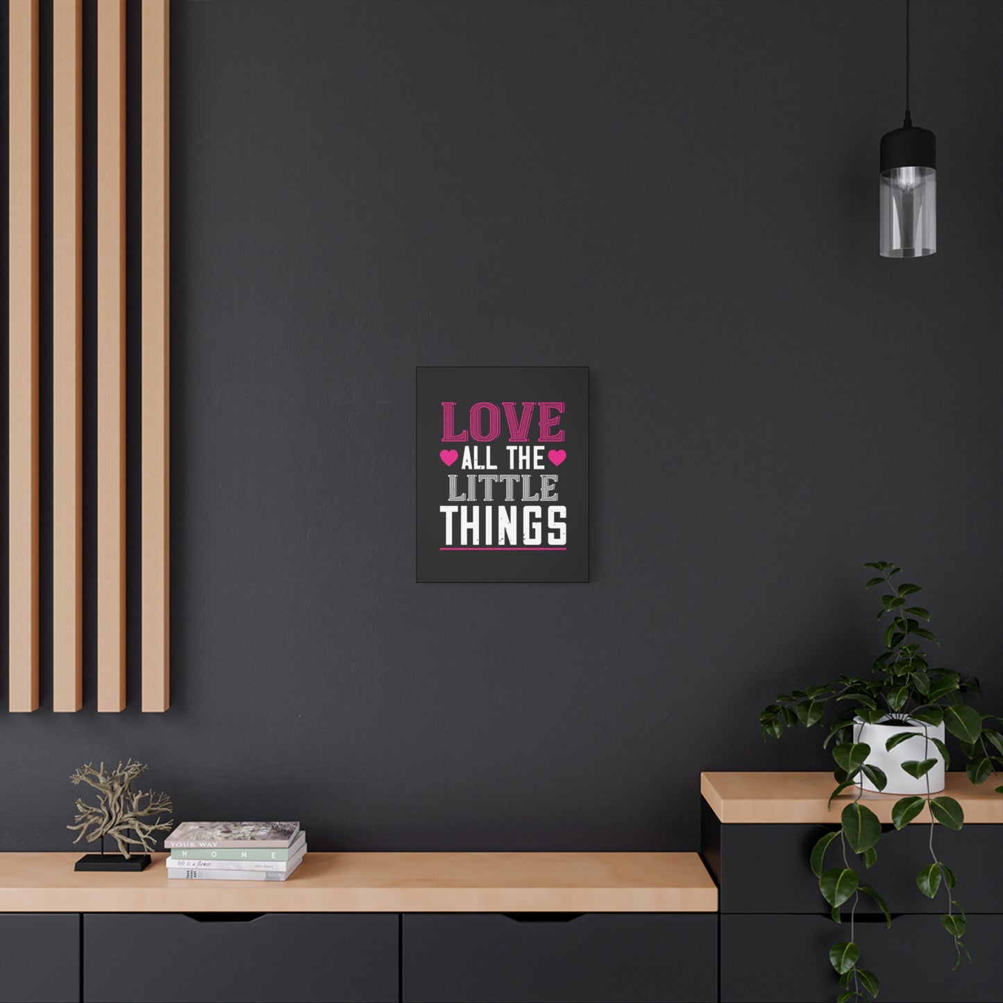 Love All The Little Things Canvas Wall Art