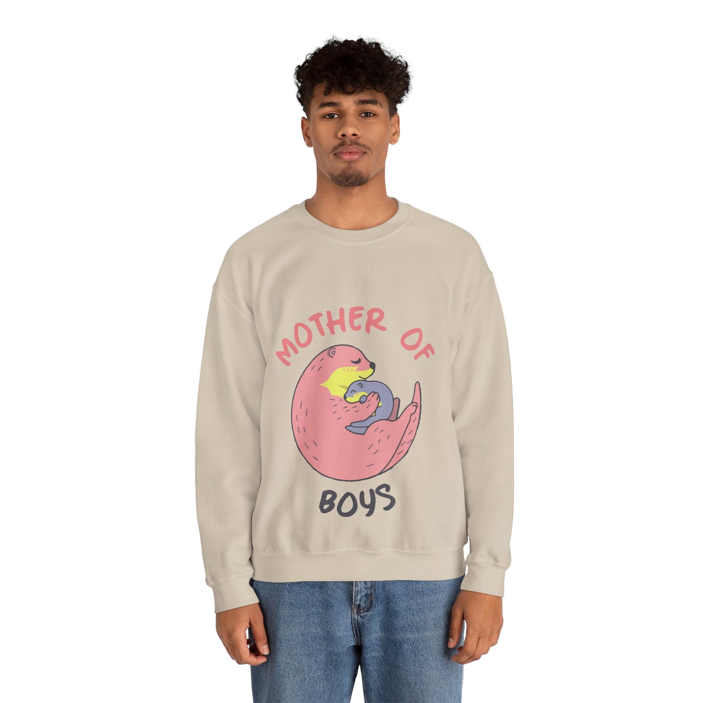 Mother of Boys Sweatshirt - Unisex Heavy Blend
