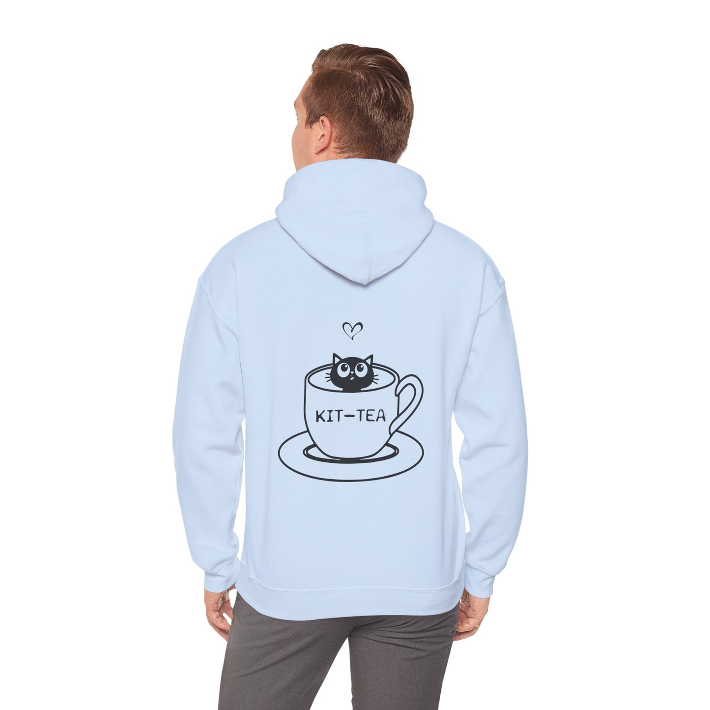 Kit-Tea Cat Hoodie — Cute Cat in Teacup Graphic Sweatshirt