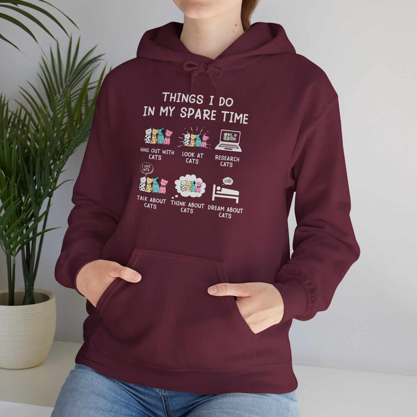 Kit-Tea Cat Hoodie — Cute Cat in Teacup Graphic Sweatshirt