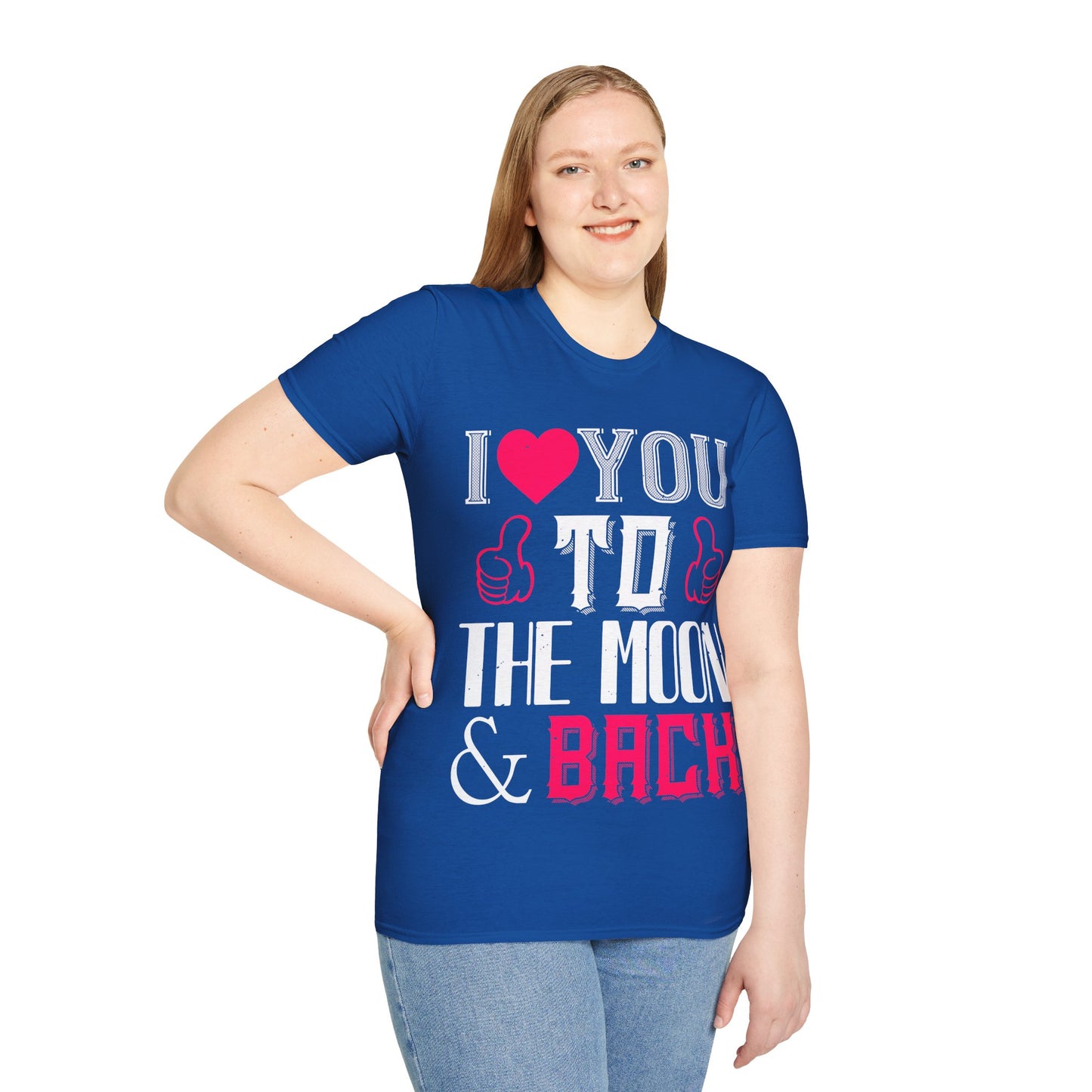 I  You To The Moon & Back T-Shirt — Romantic Couple Valentine Tee