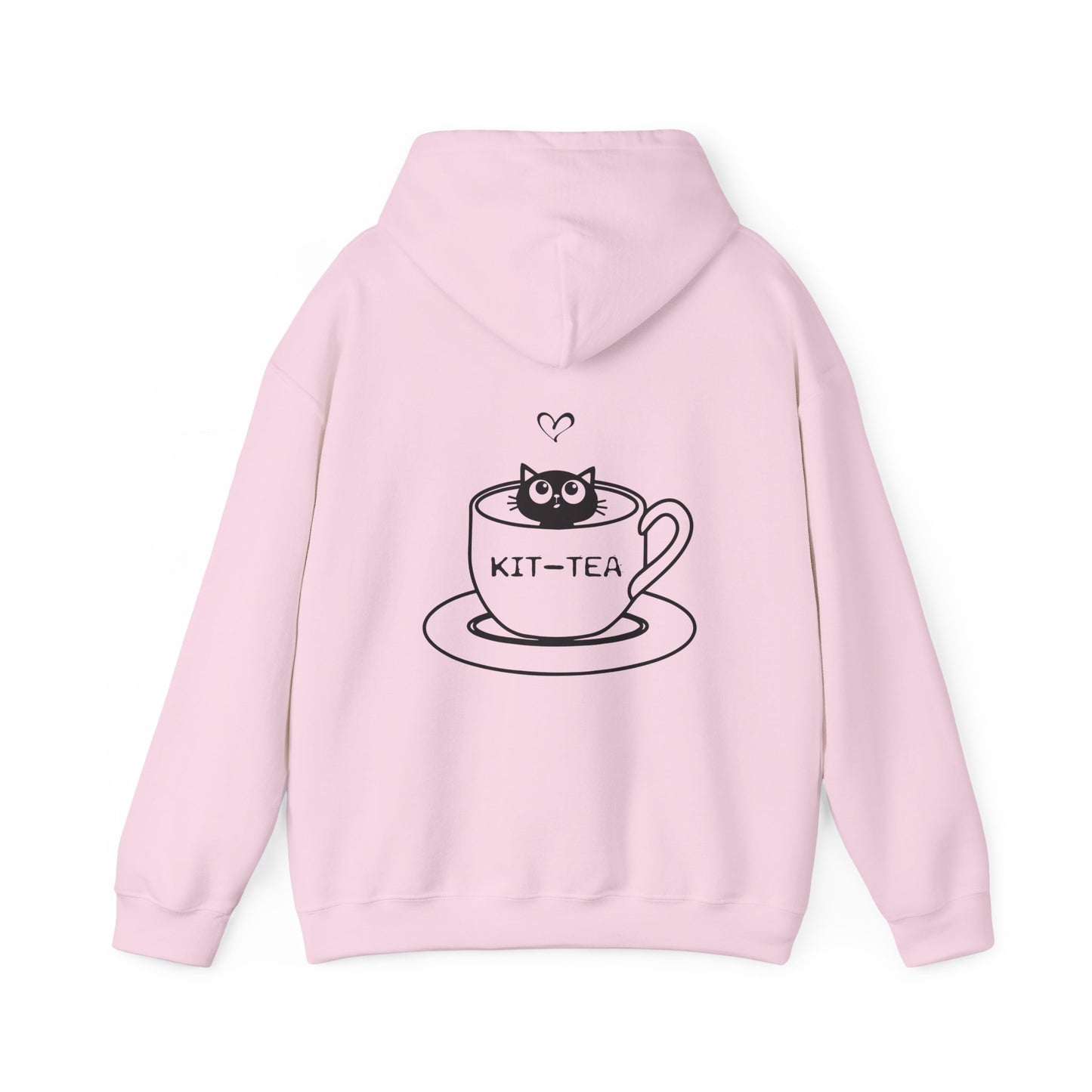 Kit-Tea Cat Hoodie — Cute Cat in Teacup Graphic Sweatshirt