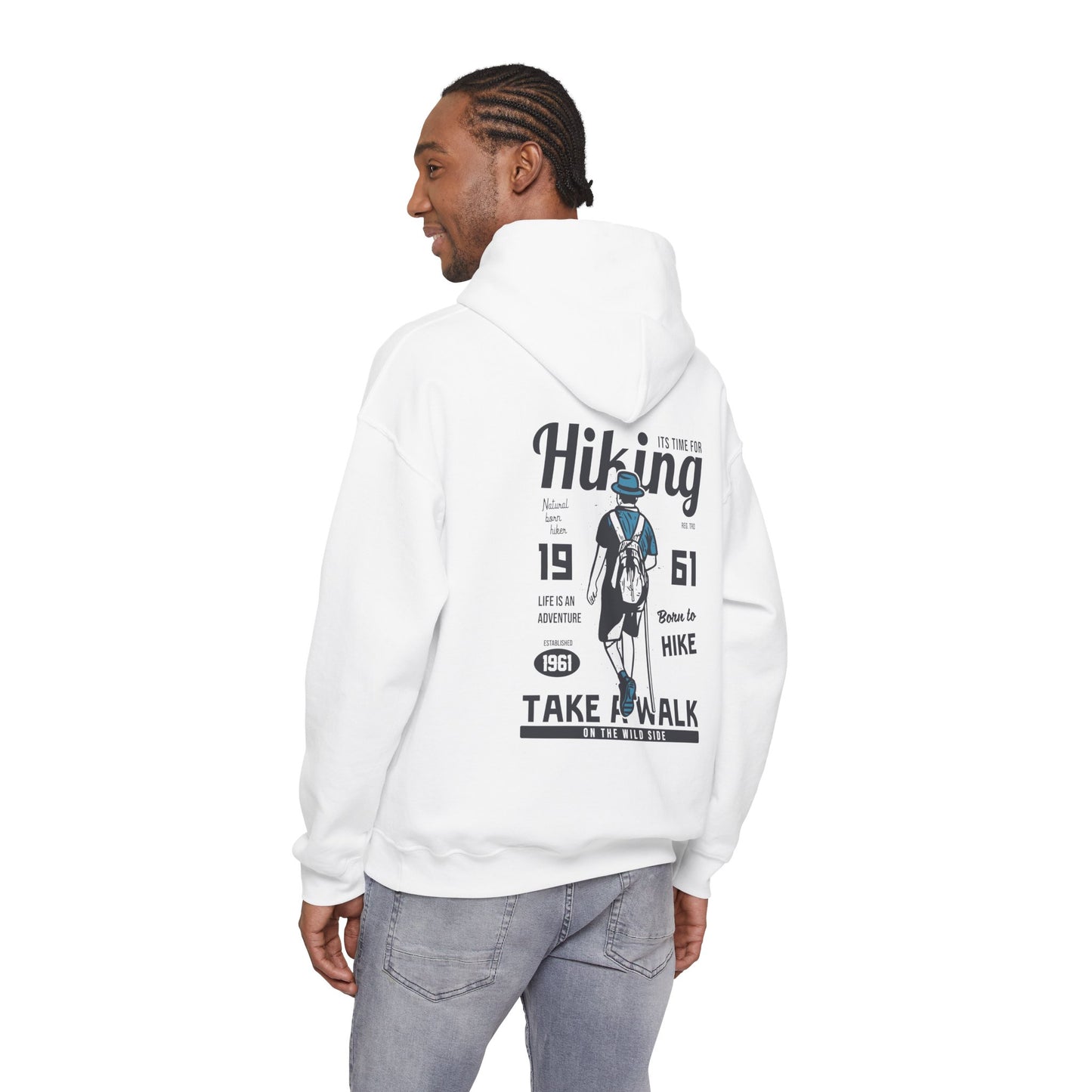 Vintage Hiking Sweatshirt | Unisex Heavy Blend Hoodie for Adventurers