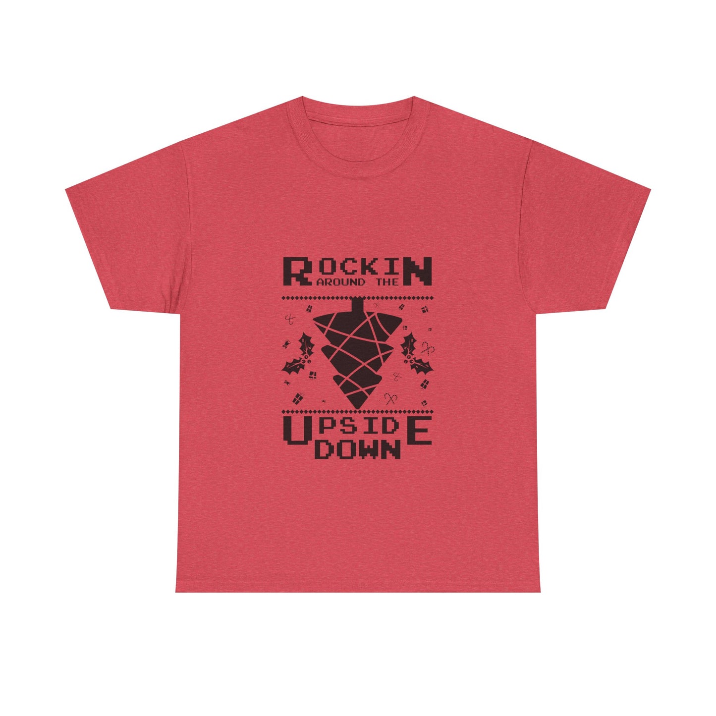 T-Shirt — "Rockin’ Around the Upside Down" Stranger Things Inspired Graphic Tee