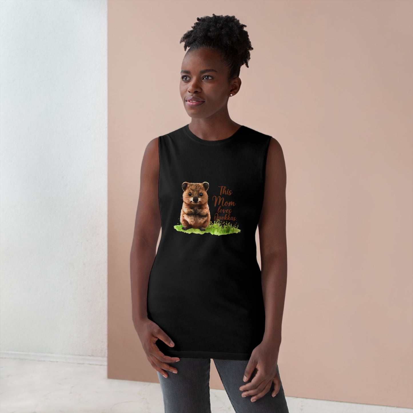 Cute Quokka Mom Tank Top - Perfect for Mother’s Day