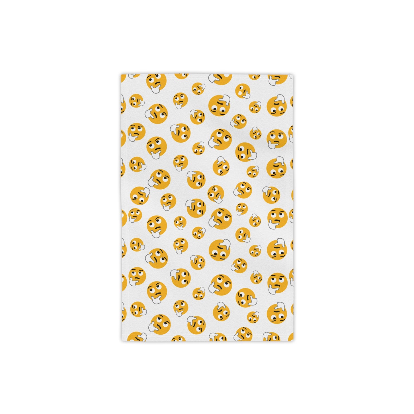 Emoji Face Beach Towel — Fun Smiley Pattern Summer Towel