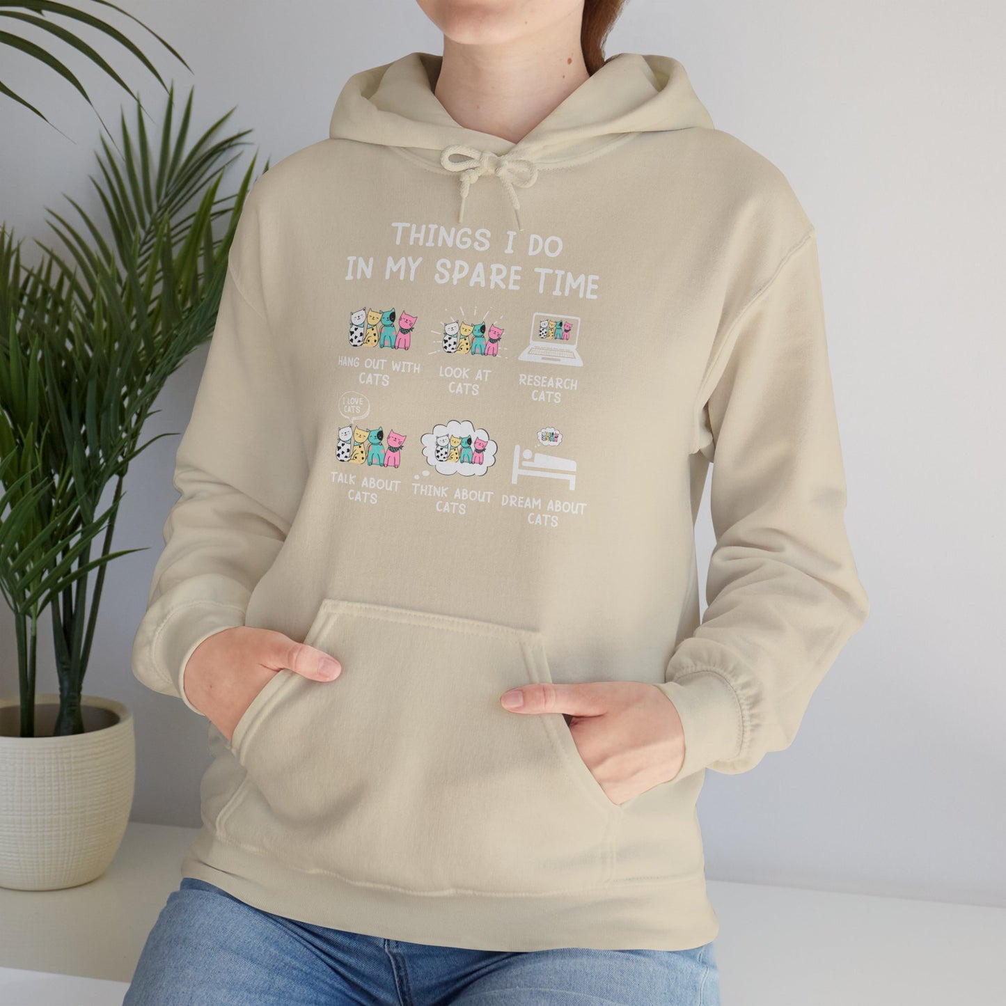 Kit-Tea Cat Hoodie — Cute Cat in Teacup Graphic Sweatshirt